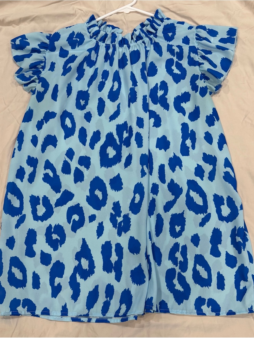 Blue Leopard-Print Top Bibi Boutique Brand